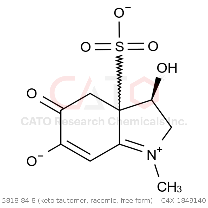 CAS No.:5818-84-8 (keto tautomer, racemic, free form),Epinephrine /Adrenaline Impurity 140