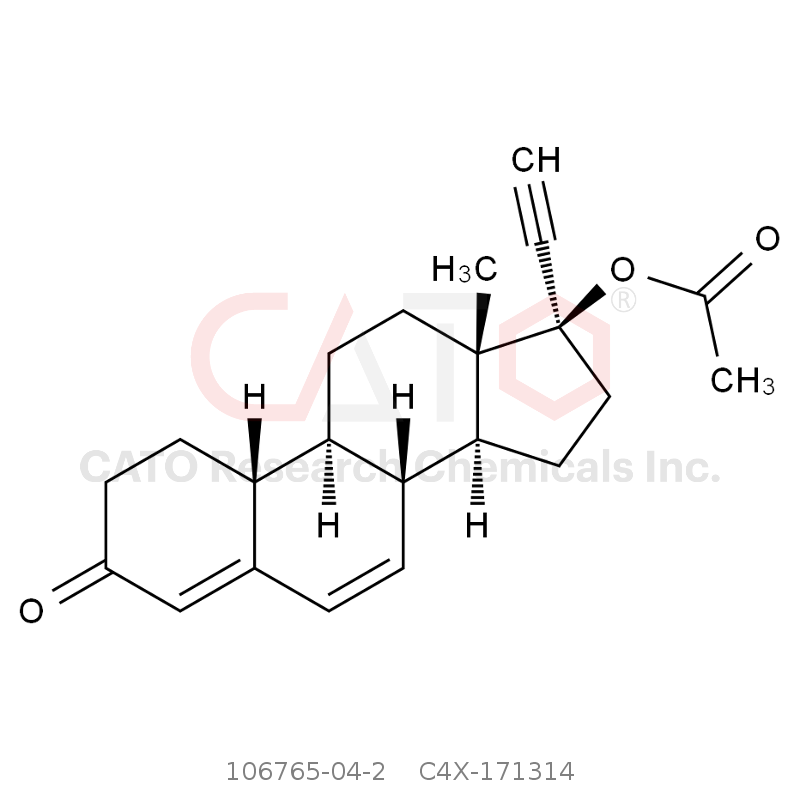 CAS No.:106765-04-2,6,7 Dehydro Norethindrone Acetate