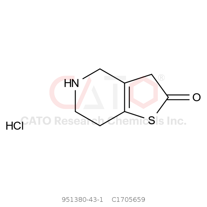 CAS No.:951380-43-1,4,5,6,7-tetrahydrothieno[3,2-c]pyridin-2(3H)-one hydrochloride