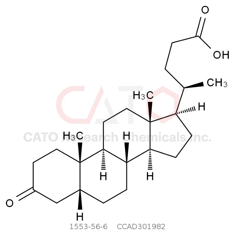 CAS No.:1553-56-6,3-Oxo-5β-cholanoic Acid
