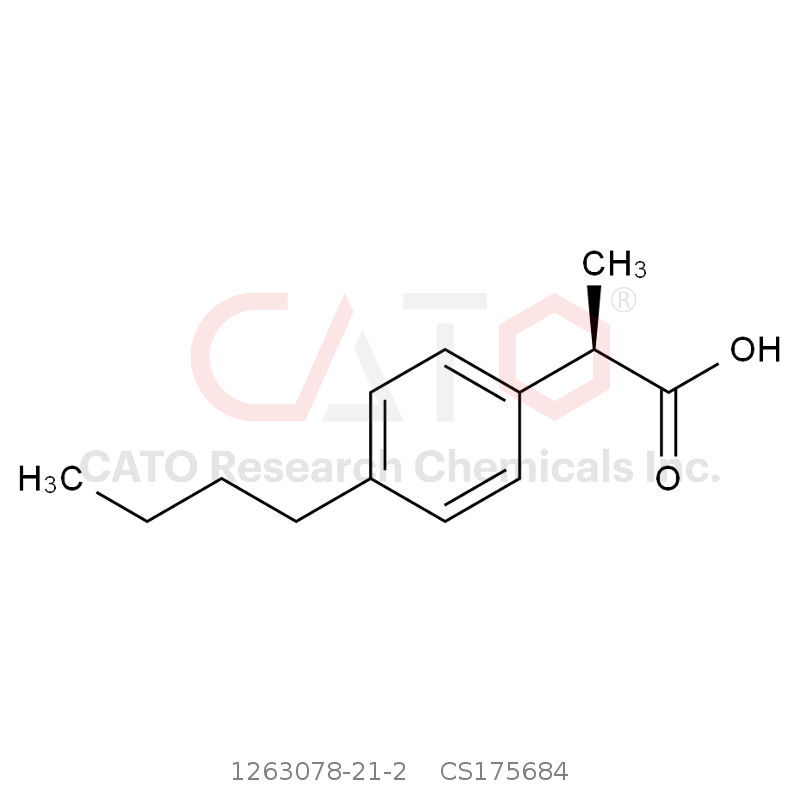 CAS No.:1263078-21-2,(R)-2-(4-Butylphenyl)propionic Acid