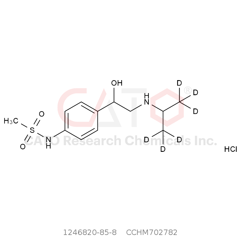 CAS No.:1246820-85-8,Sotalol-d6 Hydrochloride