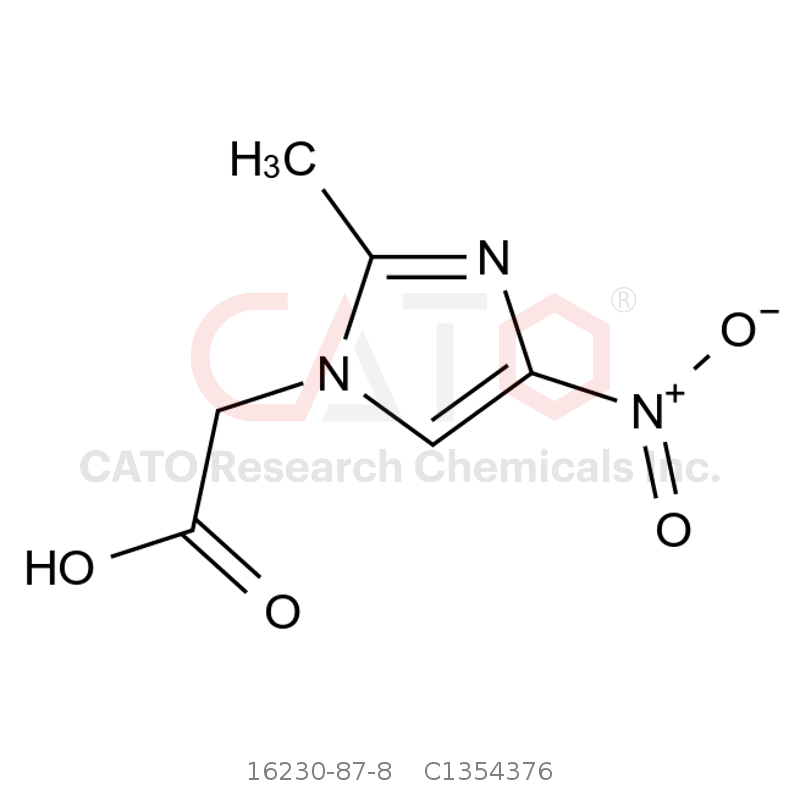 CAS No.:16230-87-8,2-(2-methyl-4-nitro-1H-imidazol-1-yl)acetic acid
