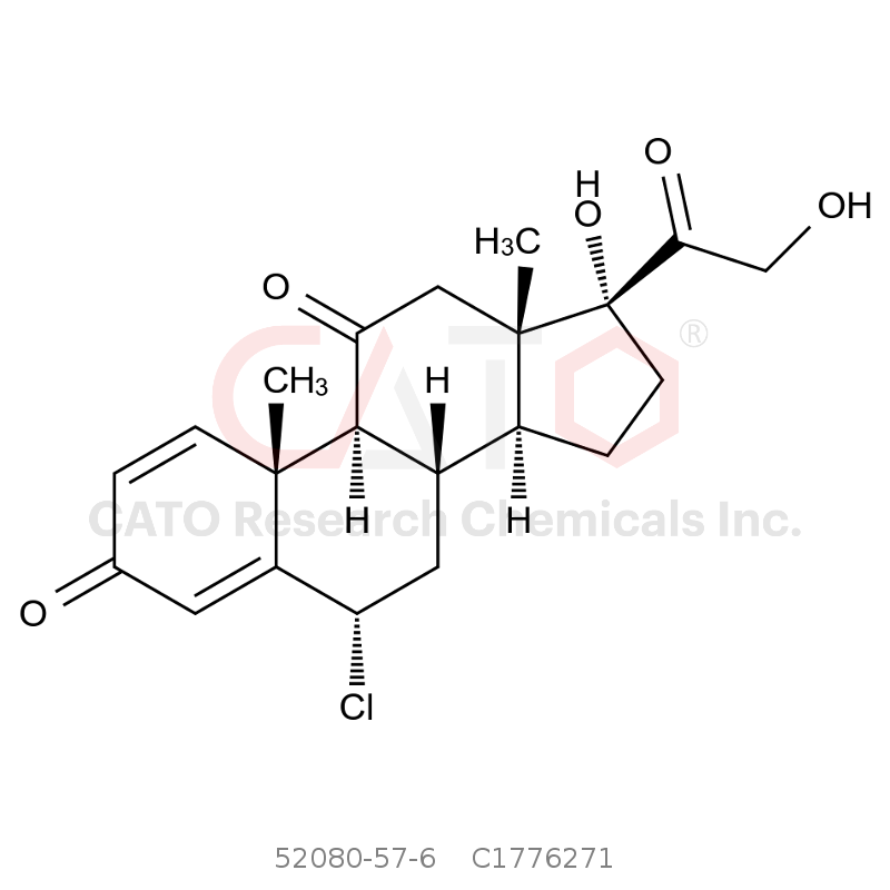 CAS No.:52080-57-6,6α-Chloro Prednisone