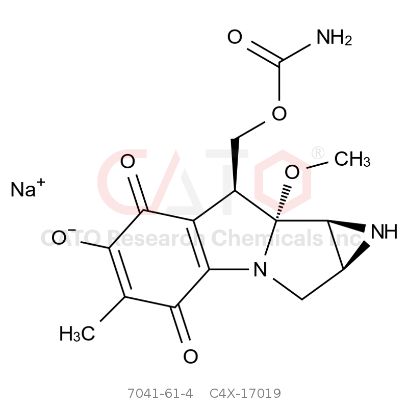 CAS No.:7041-61-4,7-Hydroxy Mitomycin Sodium Salt