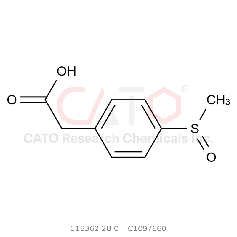 CAS No.:118362-28-0,2-(4-Methanesulfinylphenyl)acetic Acid