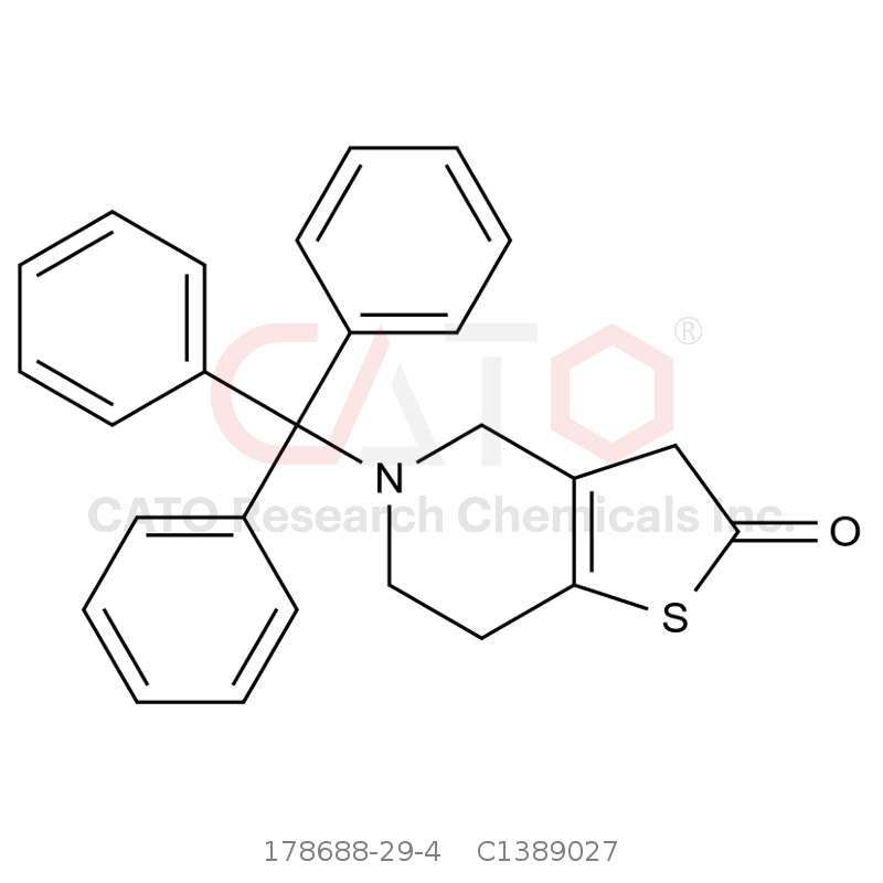 CAS No.:178688-29-4,5-trityl-4,5,6,7-tetrahydrothieno[3,2-c]pyridin-2(3H)-one