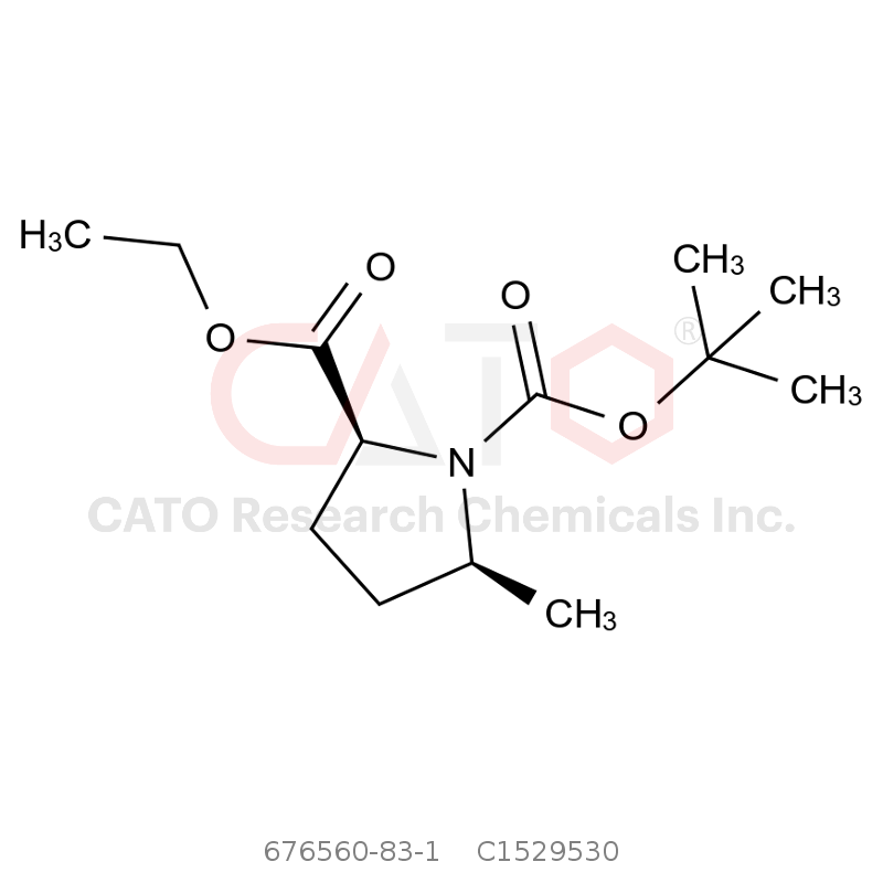CAS No.:676560-83-1,(2S,5S)-1-tert-Butyl 2-ethyl 5-methylpyrrolidine-1,2-dicarboxylate
