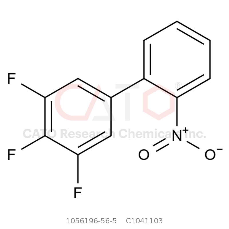 CAS No.:1056196-56-5,3',4',5'-Trifluoro-2-nitro-1,1'-biphenyl