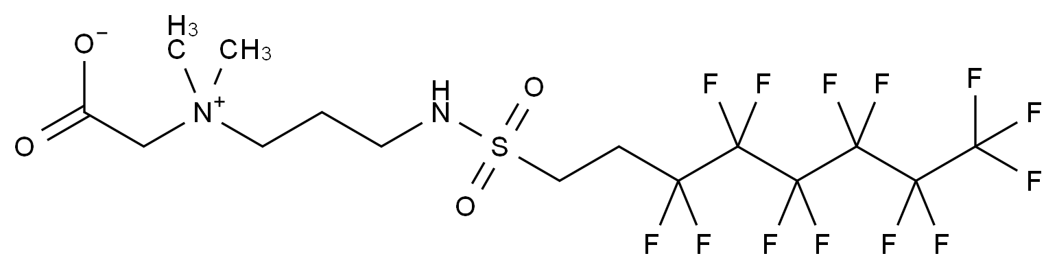 CAS No.:34455-29-3,N-[羧甲基-N,N-二甲基-3-[(3,3,4,4,5,5,6,6,7,7,8,8,8-十三氟代辛基)磺酰胺基]丙基]铵内盐