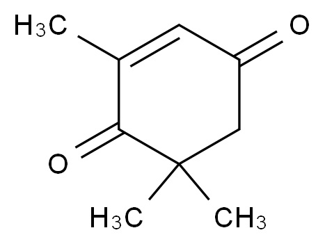 CAS No.:1125-21-9,2,6,6-三甲基-2-环己烯-1,4-二酮