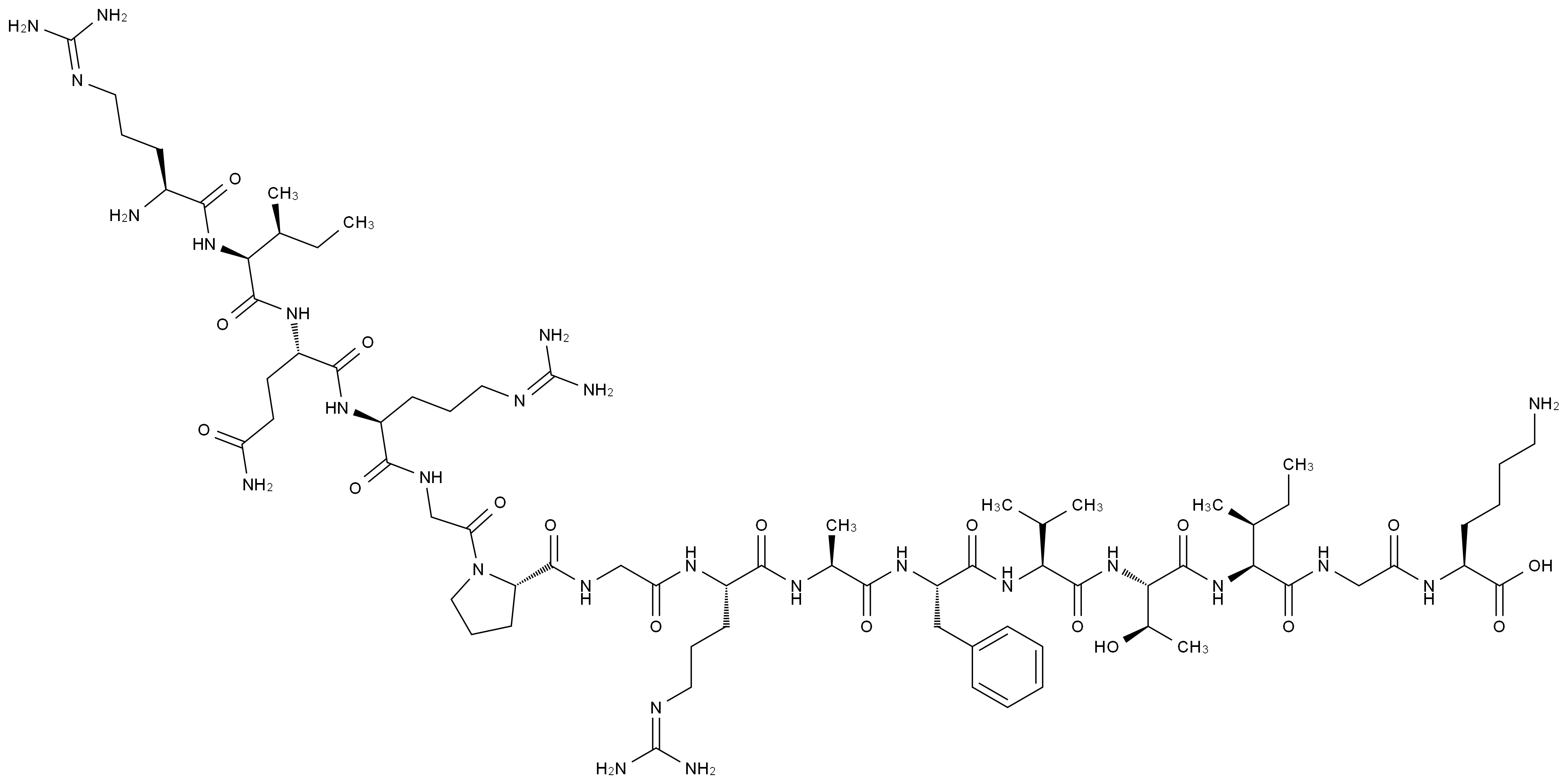 CAS No.:114991-28-5,HIV-1 env 蛋白质gp120 (278-292) (strains BH10, BH8, HXB2, HXB3, PV22)