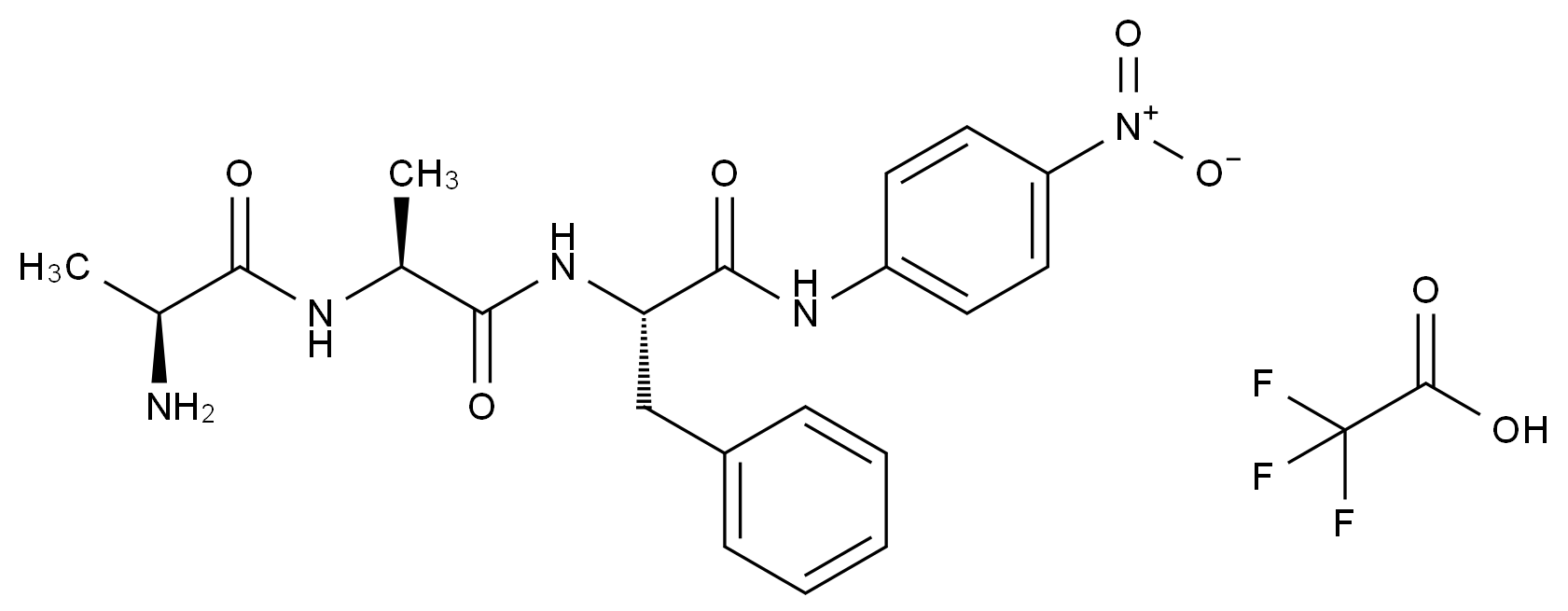 CAS No.:61043-41-2(Free Base),H-丙氨酸-丙氨酸-苯丙氨酸-pNA 三氟乙酸盐