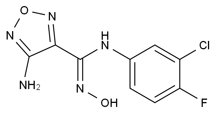 CAS No.:914471-09-3,（E）-4-氨基-N-（3-氯-4-氟苯基）-N＇-羟基-1,2,5-二唑-3-甲脒