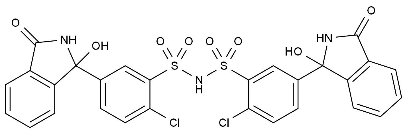 氯噻酮EP杂质F Chlortalidone EP Impurity F CAS 1796929-84-4 结构式 Chemical Structure