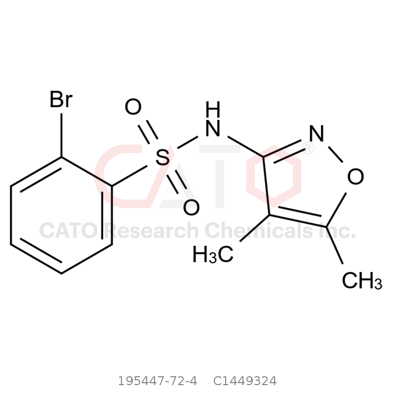 CAS No.:195447-72-4,2-Bromo-N-(4,5-dimethylisoxazol-3-yl)benzenesulfonamide