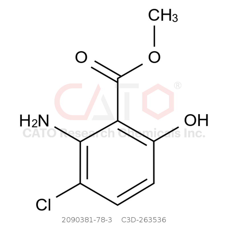 CAS No.:2090381-78-3,methyl 2-amino-3-chloro-6-hydroxybenzoate