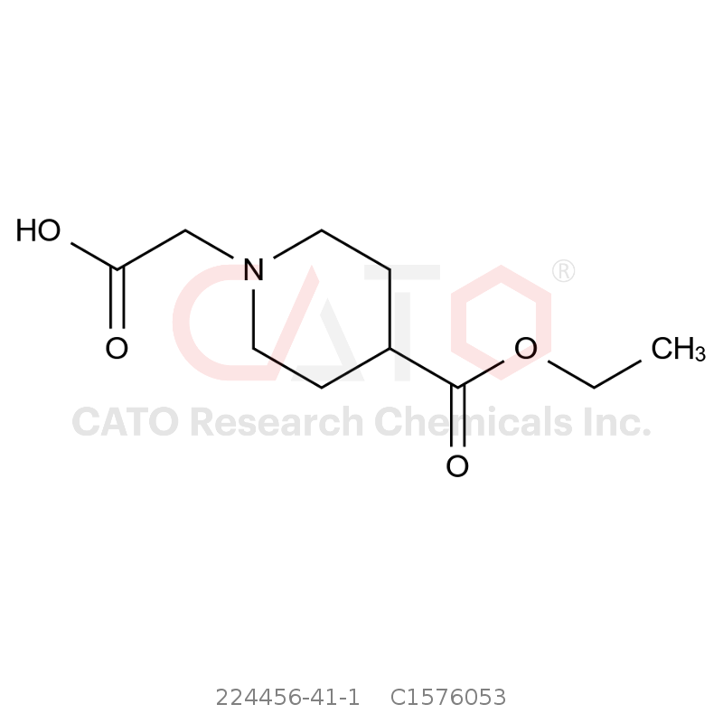 CAS No.:224456-41-1,2-(4-(Ethoxycarbonyl)piperidin-1-yl)acetic acid