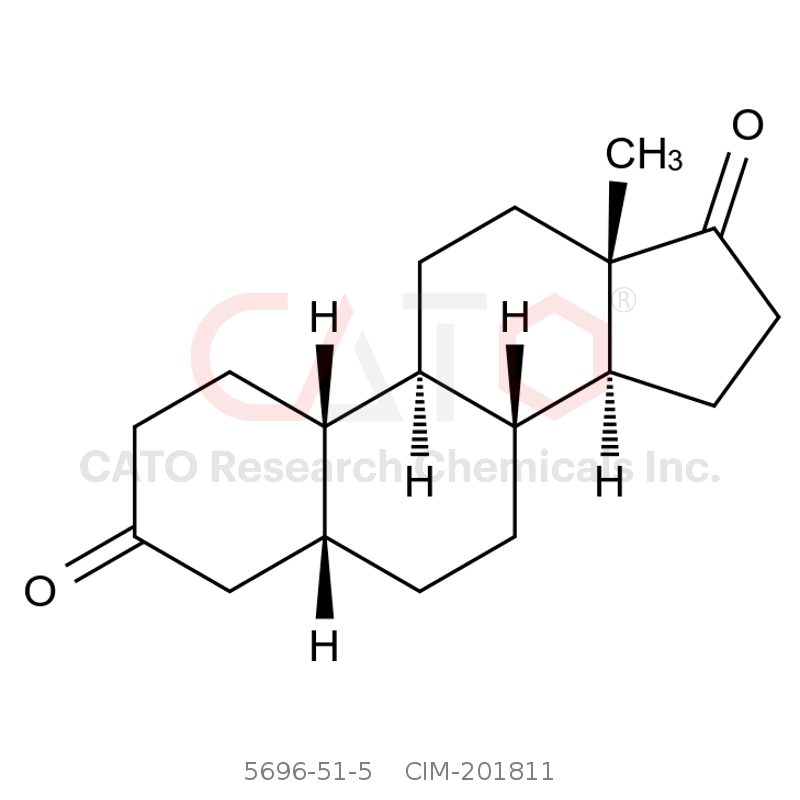 CAS No.:5696-51-5,(5R,8R,9R,10S,13S,14S)-13-Methyltetradecahydro-3H-cyclopenta[a]phenanthrene-3,17(2H)-dione