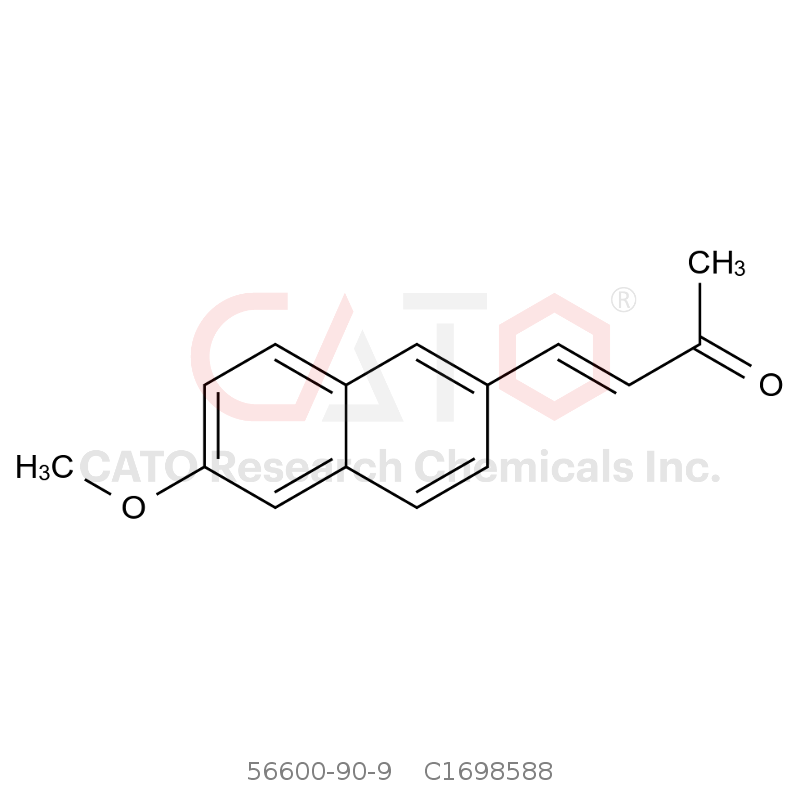 CAS No.:56600-90-9,4-(6-Methoxy-2-naphthalenyl)-3-buten-zone