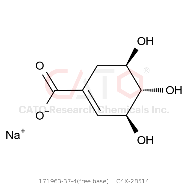 CAS No.:171963-37-4(free base),Shikimic Acid Impurity 4