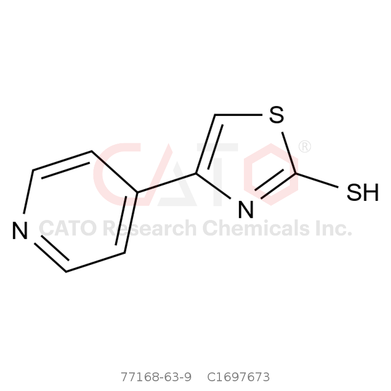 CAS No.:77168-63-9,4-(Pyridin-4-yl)thiazole-2-thiol