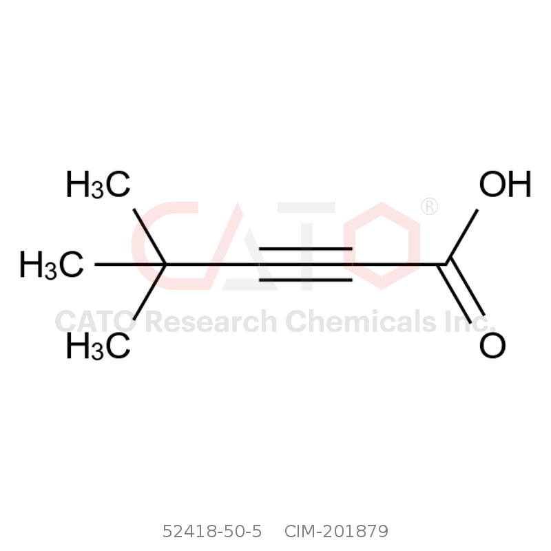 CAS No.:52418-50-5,4,4-Dimethylpent-2-ynoic acid