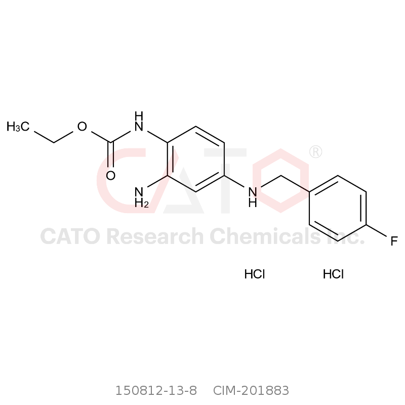 CAS No.:150812-13-8,Retigabine (Ezogabine) DiHCl