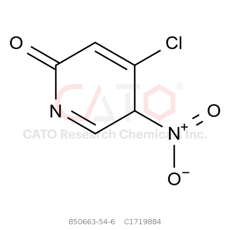 CAS No.:850663-54-6,4-Chloro-5-nitropyridin-2(1H)-one
