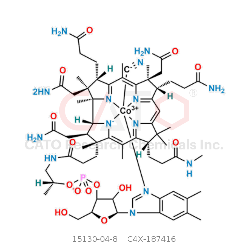CAS No.:15130-04-8,Cyanocobalamin EP Impurity G（50-methylcyanocobalamin）