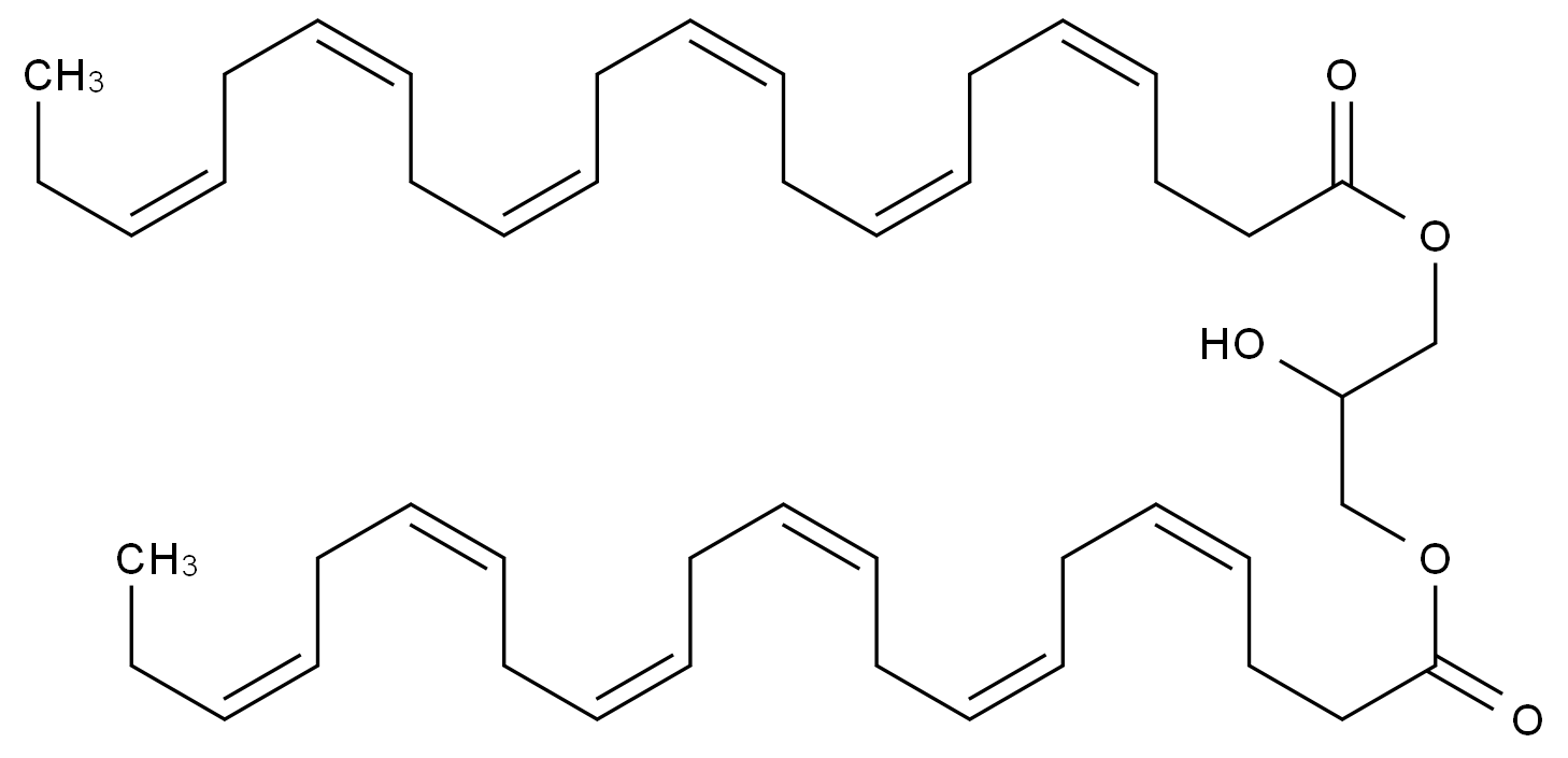 双寡糖六烯酸 Didocosahexaenoin CAS 124538-05-2 结构式 Chemical Structure