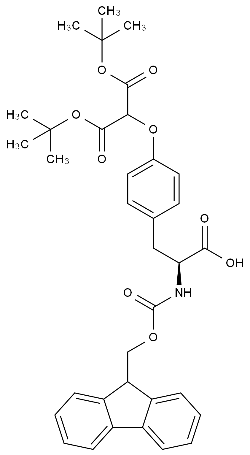 CAS No.:168135-77-1,Fmoc-酪氨酸(malonyl-di-OtBu)-OH