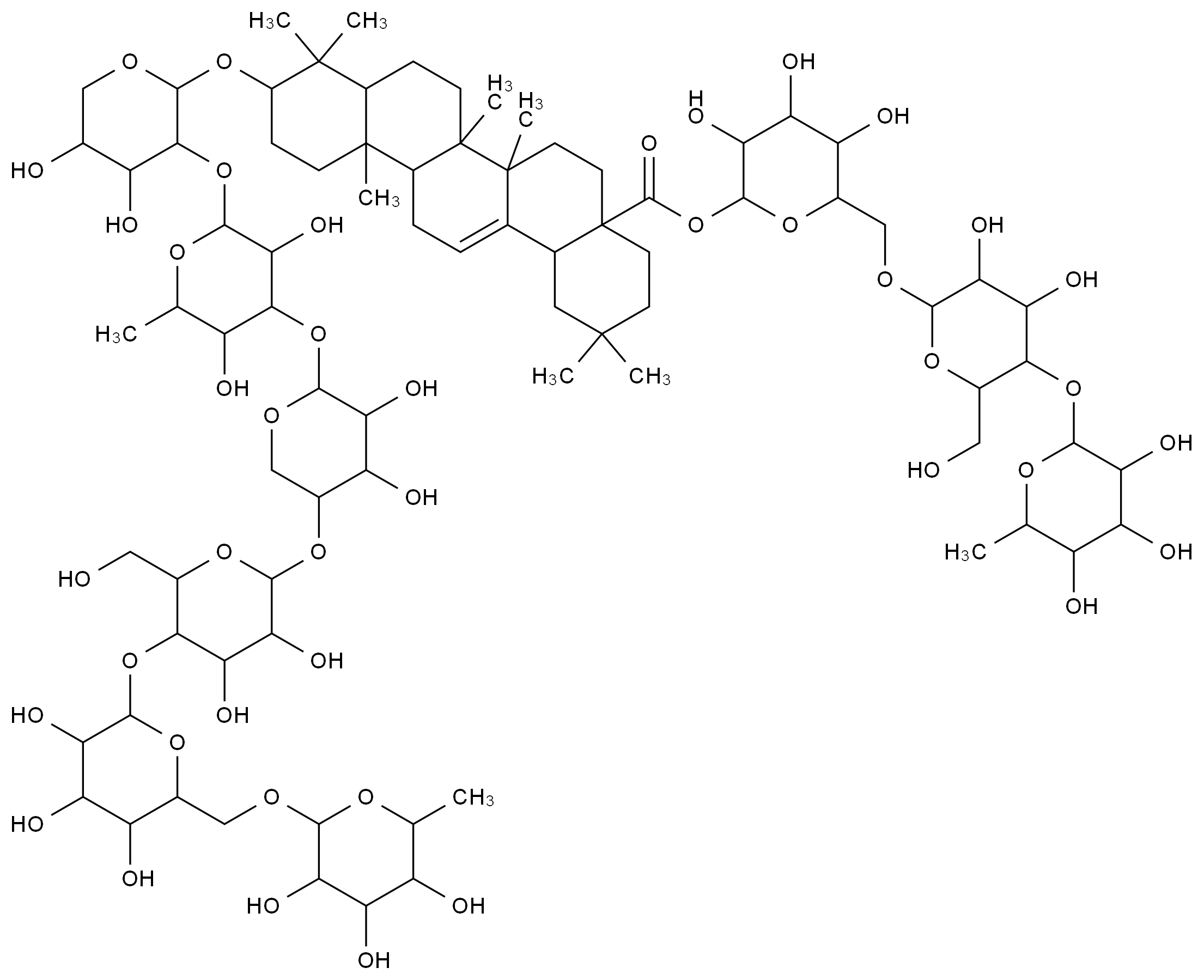 CAS No.:761425-93-8,威灵仙皂甙 AR