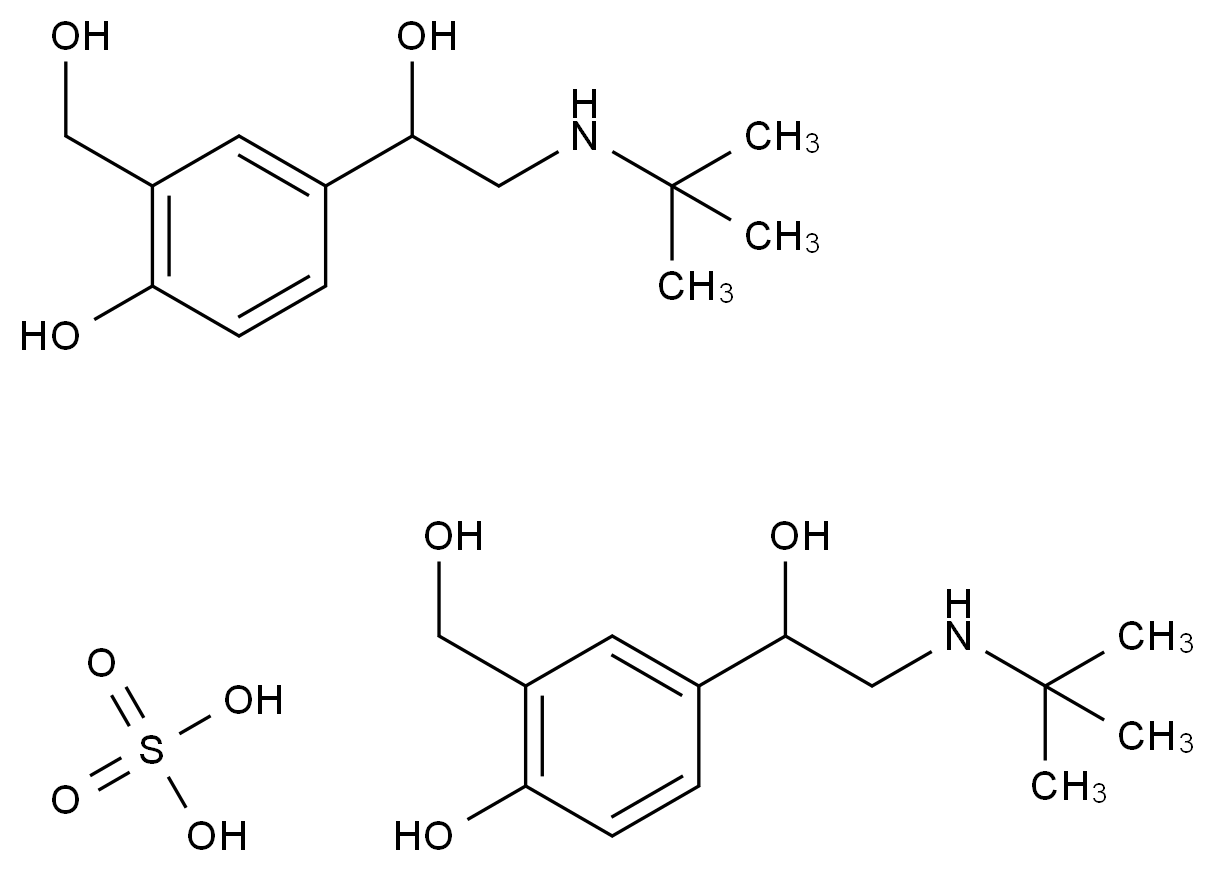 CAS No.:51022-70-9,沙丁胺醇半硫酸盐