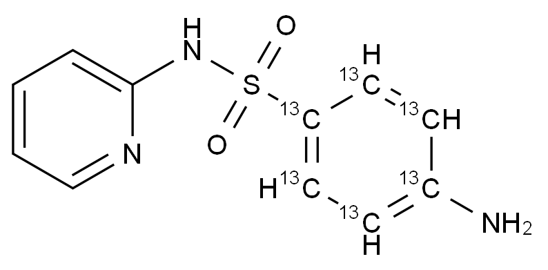 CAS No.:1228182-45-3,磺胺吡啶-13C6