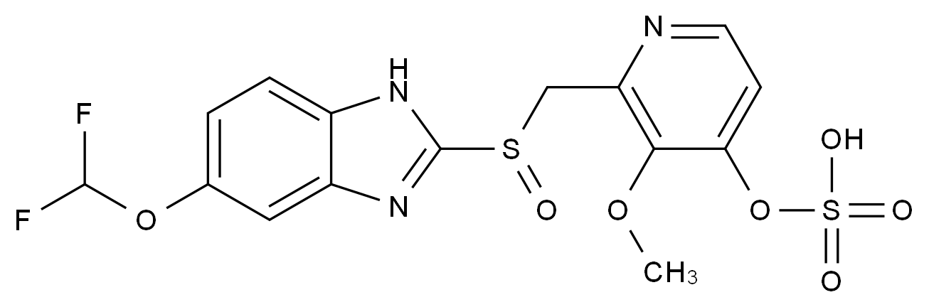 CAS No.:1189856-53-8,O-Desmethyl Pantoprazole O-Sulfate