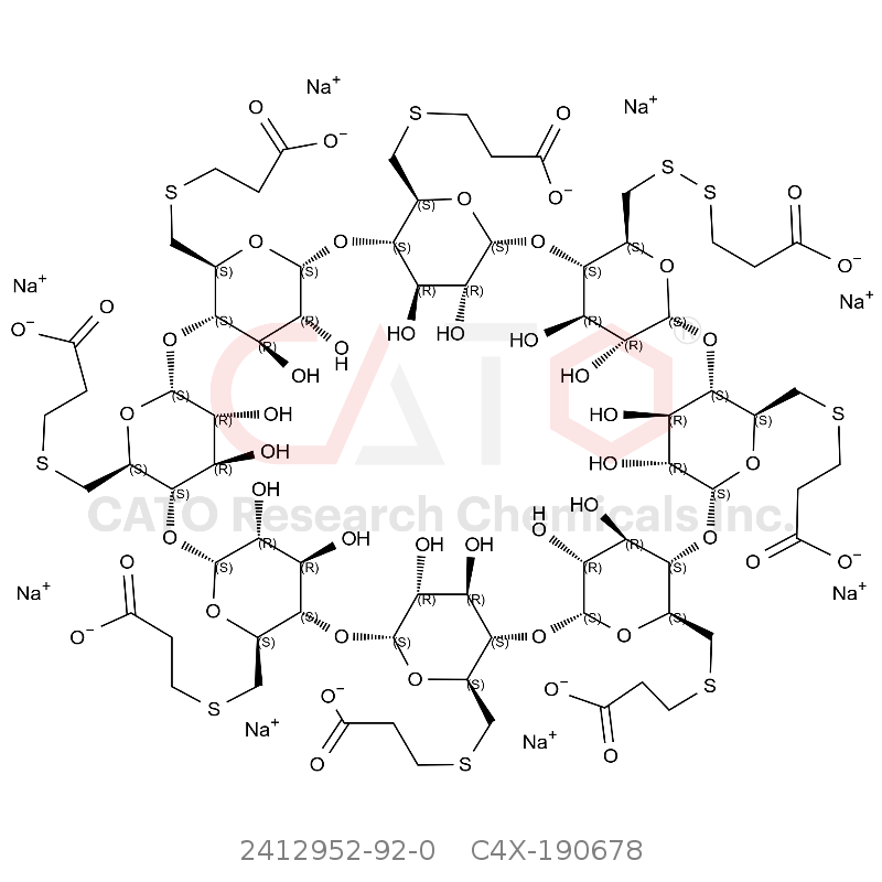 CAS No.:2412952-92-0,Sugammadex sodium Impurity Org199074-1