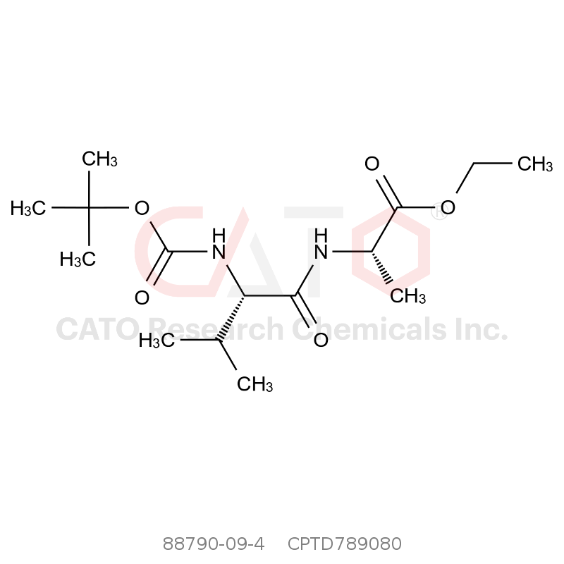 CAS No.:88790-09-4,(叔丁氧羰基)-L-缬氨酰-L-丙氨酸乙酯