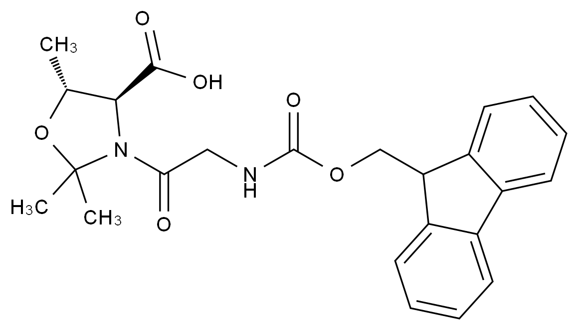 CAS No.:1262308-49-5,Fmoc-甘氨酸-苏氨酸(Psi(Me,Me)pro)-OH