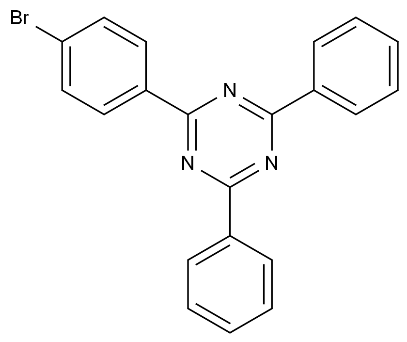 CAS No.:23449-08-3,2-(4-溴苯基)-4,6-二苯基-1,3,5-三嗪