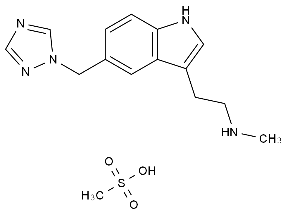 CAS No.:144034-84-4 (free base)）,利扎曲普坦EP杂质I 甲磺酸盐