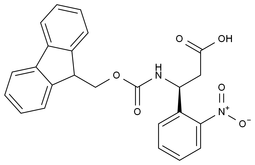 CAS No.:507472-25-5,Fmoc-(S)-3-氨基-3-(2-硝基-phenyl)-propionic酸