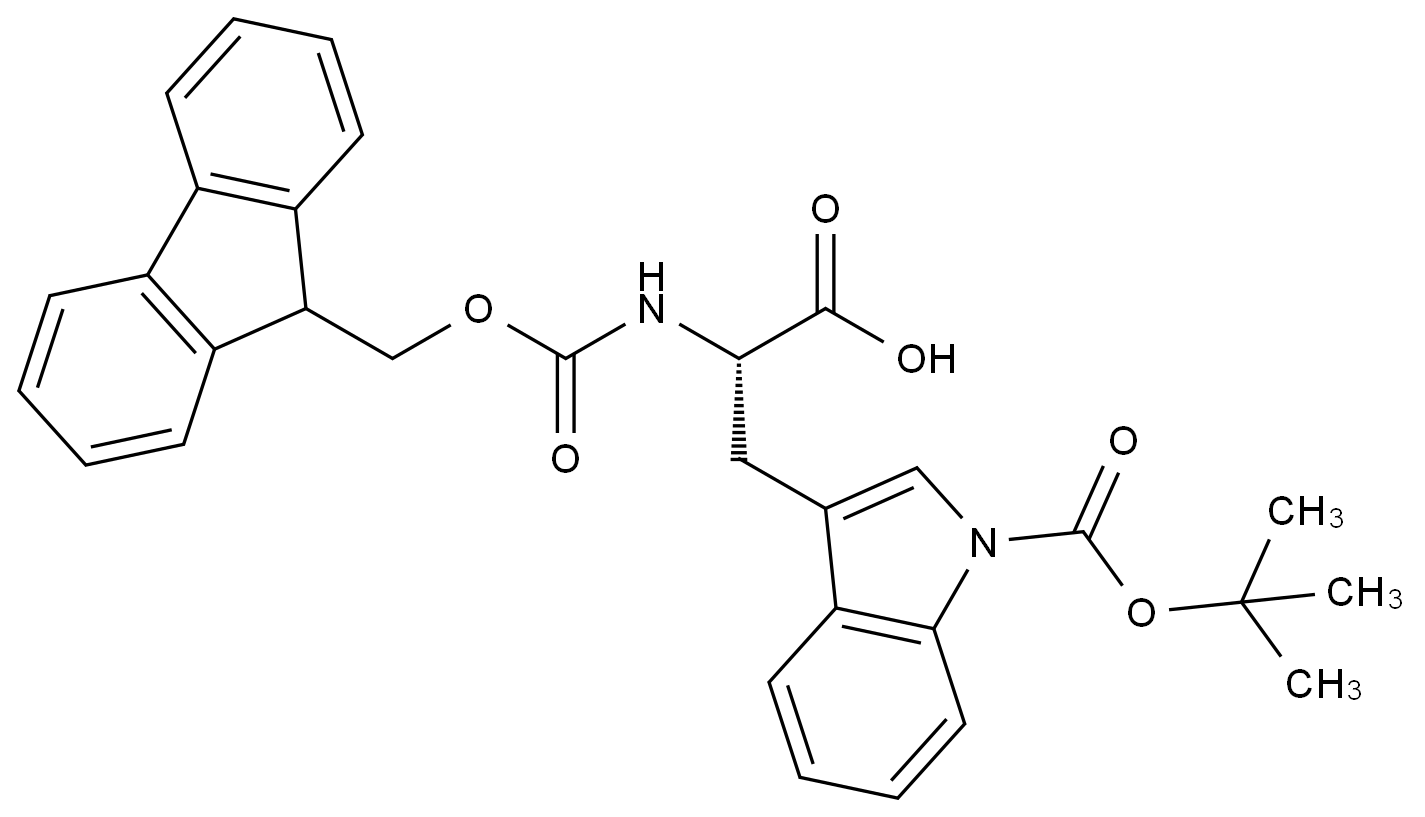 CAS No.:143824-78-6,Fmoc-L-色氨酸(Boc)-OH