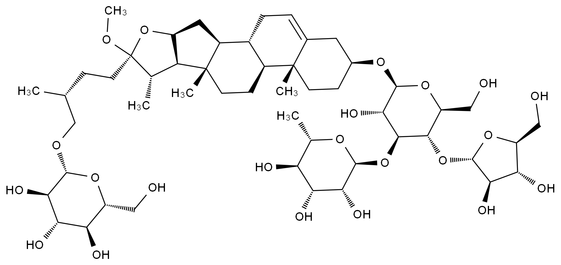 CAS No.:76296-75-8,重楼皂苷VII