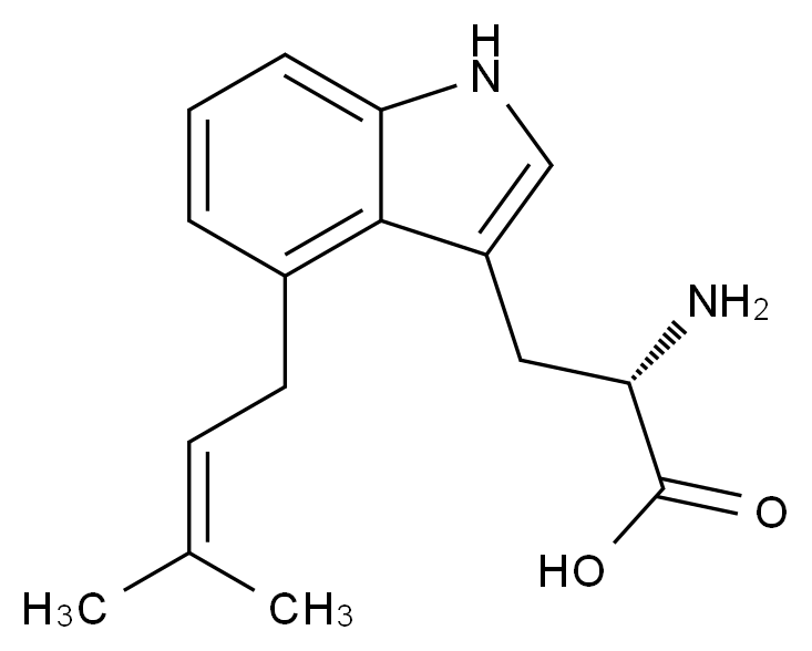 4-Dimethylallyl-L-tryptophan CAS 29702-35-0 chemical structure