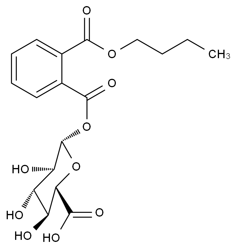 Monobutyl Phthalate Acyl-β-D-glucuronide CAS 85209-81-0 chemical structure