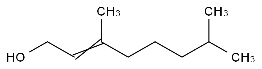 CAS No.:40607-48-5,3,7-二甲基-2-辛烯-1-醇（顺反混合物）