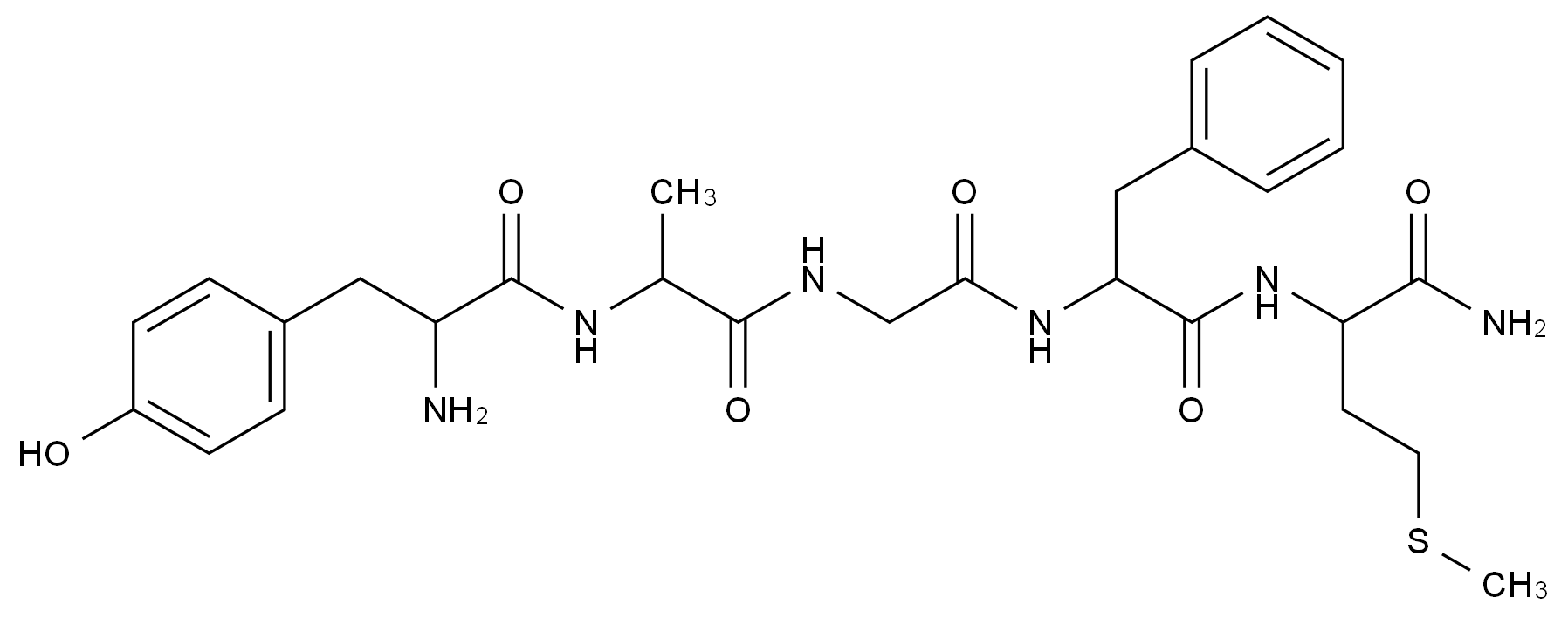 CAS No.:61090-95-7,[DAla2] Met-脑啡肽，酰胺