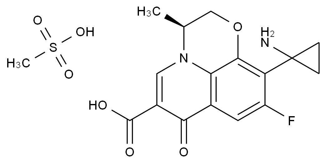 CAS No.:163680-77-1,甲磺酸帕珠沙星