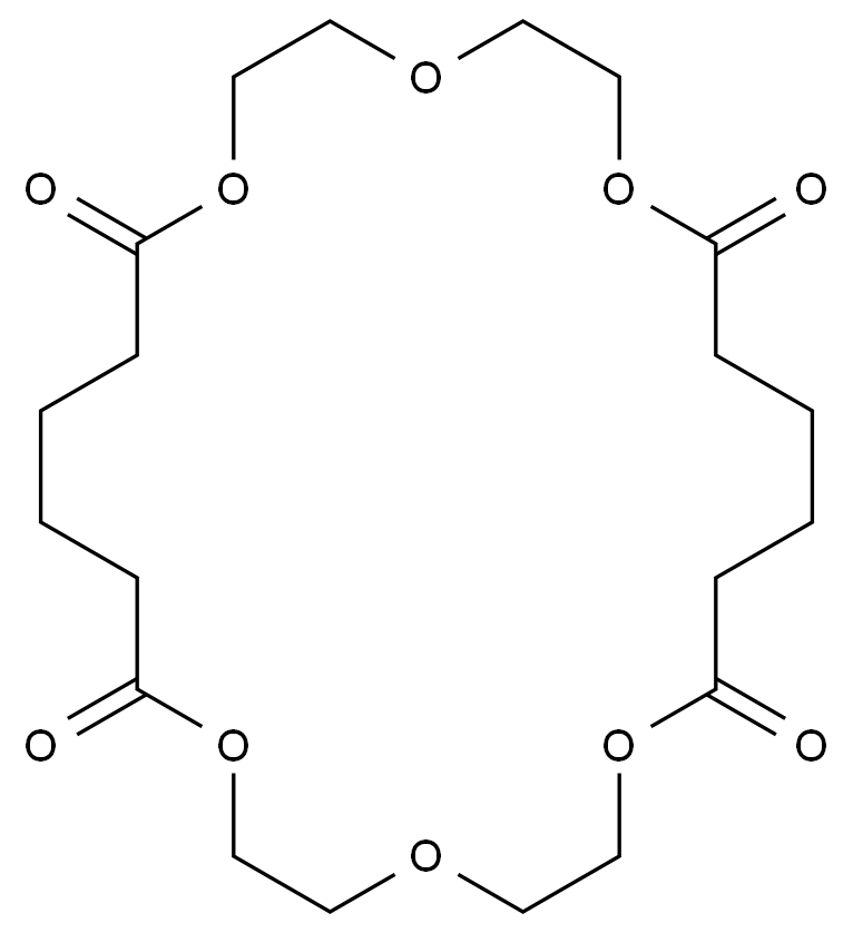 1，4，7，14，17，20-六氧杂环二十二烷-8，13，21，26-四氢酮 1,4,7,14,17,20-Hexaoxacyclohexacosane-8,13,21,26-tetrone CAS 314254-68-7 结构式 Chemical Structure
